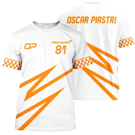 Oscar Piastri McLaren F1 T-Shirt All Over Prints BLOP10425A4TS Oscar Piastri McLaren F1 T-Shirt All Over Prints BLOP10425A4TS