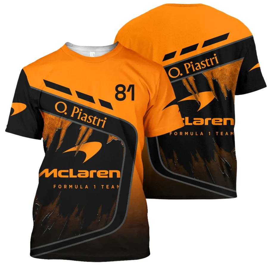 Oscar Piastri McLaren F1 T-Shirt All Over Prints BLOP3425A1TS
