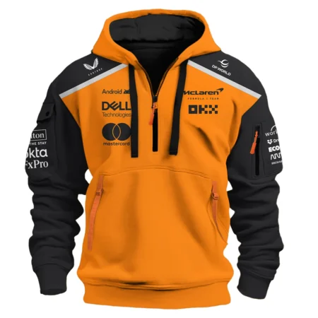 McLaren Formula One Exclusive Logo Hoodie Half Zipper BLF1290325A5MCLHDF