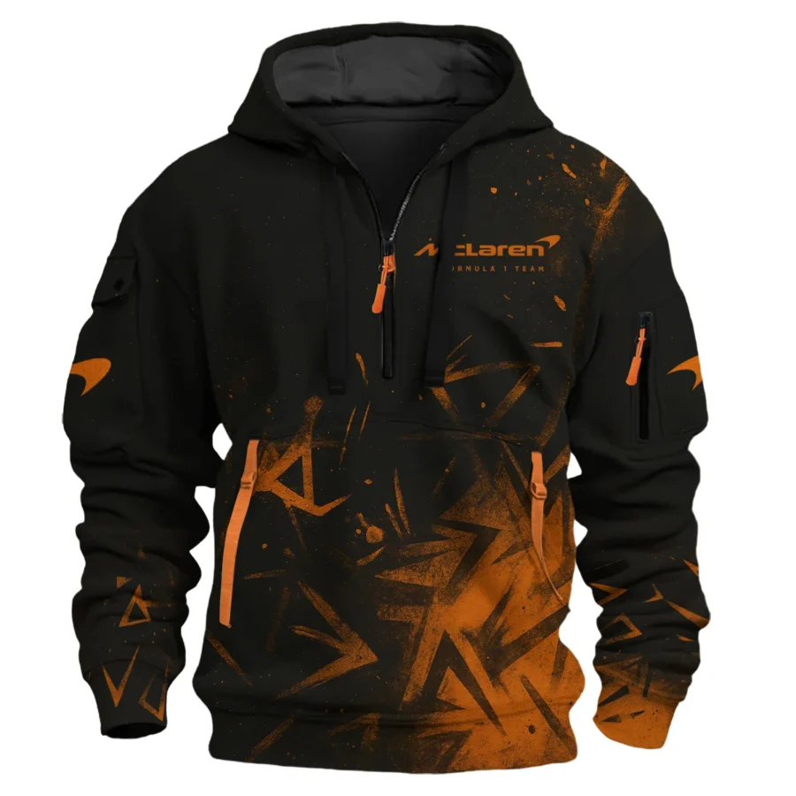 Oscar Piastri McLaren F1 Exclusive Logo Hoodie Half Zip BLMCL3525A3OP3HZ