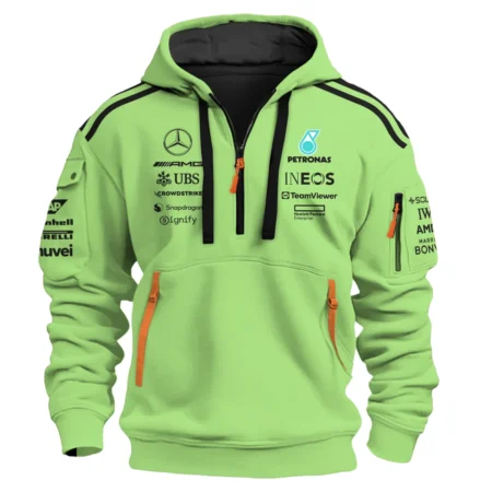 Mercedes-AMG Petronas F1 Exclusive Logo Hoodie Half Zip BLMER6525A43HZ
