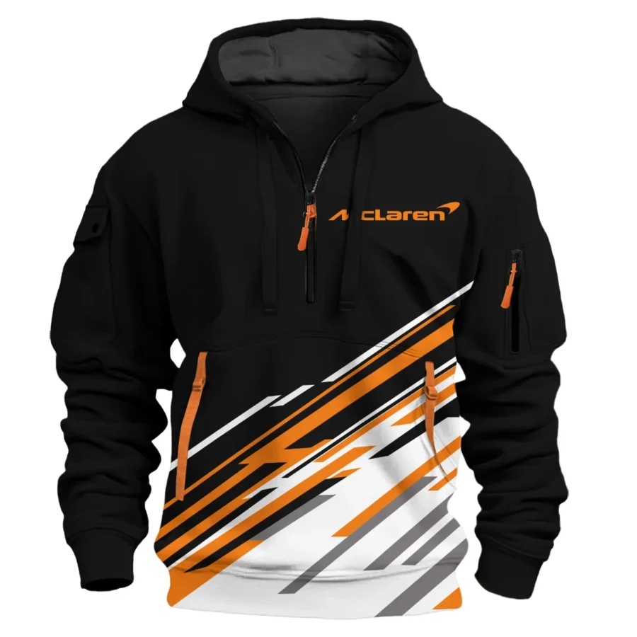 Oscar Piastri McLaren F1 Exclusive Logo Hoodie Half Zip BLOP10425A23HZ