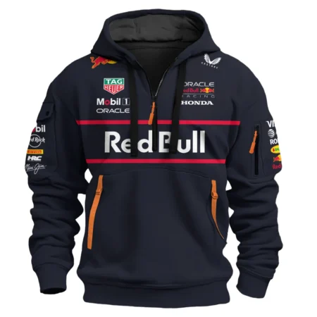 2025 Red Bull Racing F1 Exclusive Logo Hoodie Half Zip BLRBR10525A23HZ
