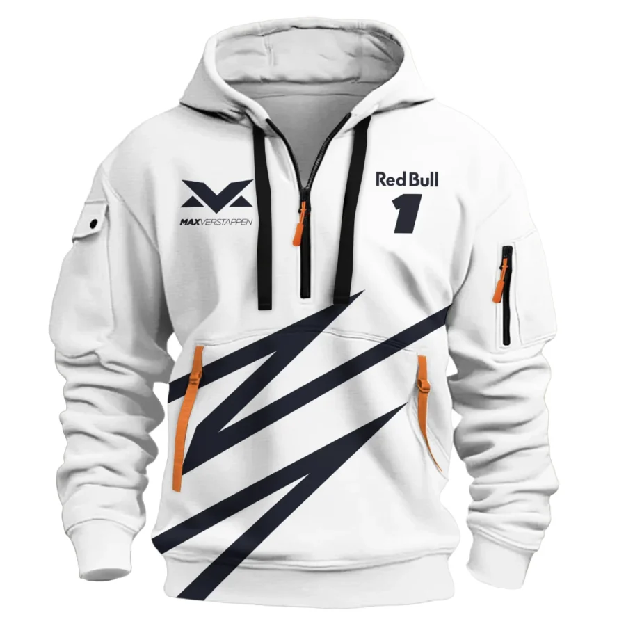 Max Verstappen Red Bull Racing F1 Exclusive Hoodie Half Zipper BLRBR20525A1HDF