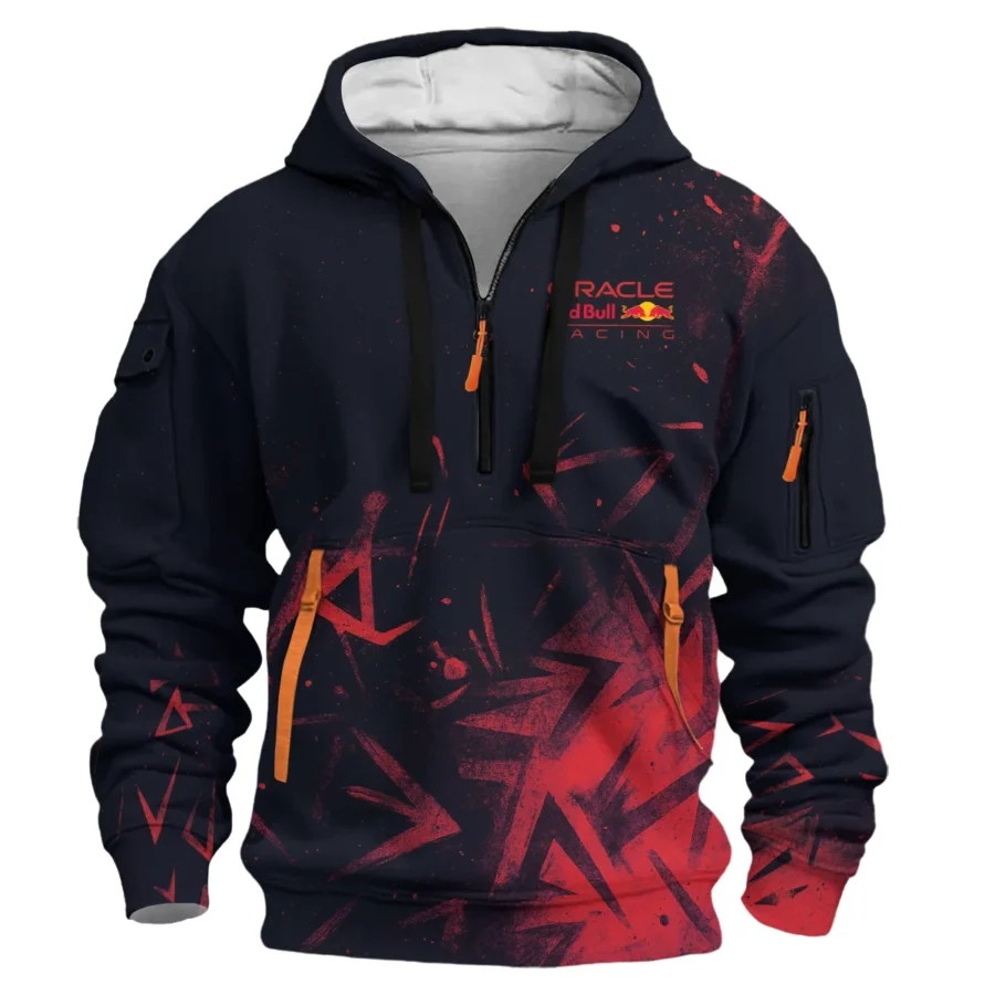 Max Verstappen Red Bull Racing F1 Exclusive Hoodie Half Zipper BLRBR20525A4HDF