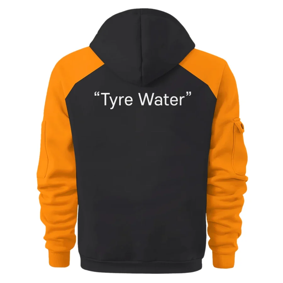 Tyre Water McLaren Formula One Exclusive Hoodie Half Zipper BLF115525A1HDF