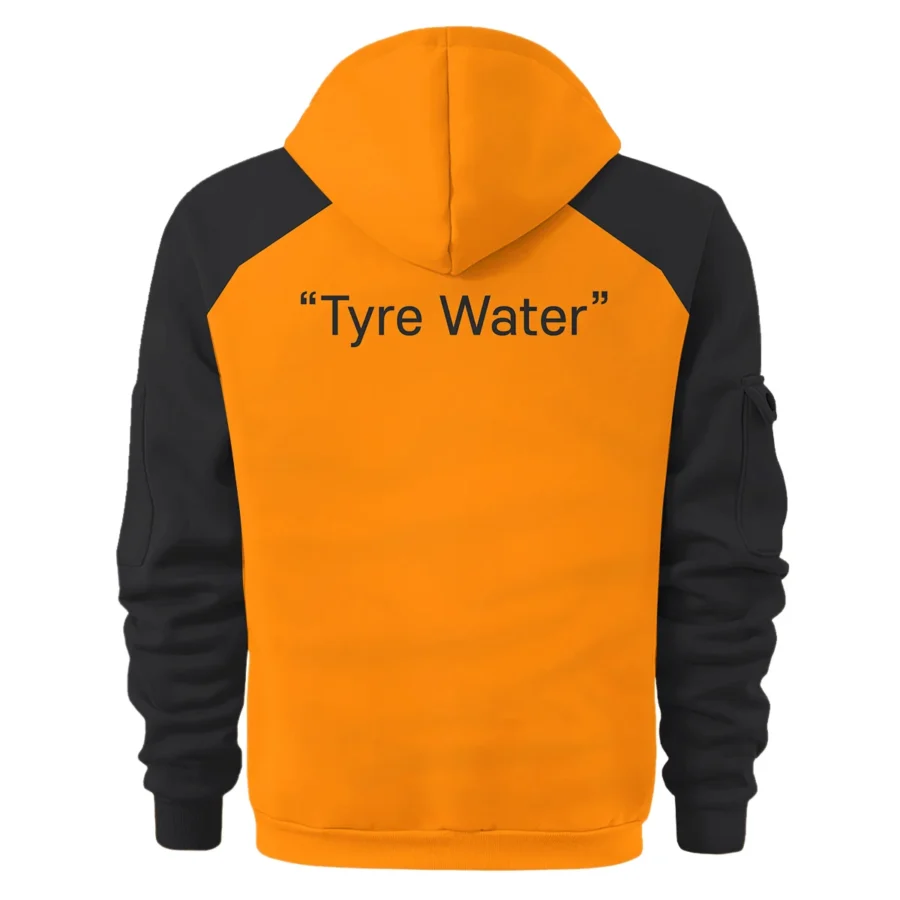 Tyre Water McLaren Formula One Exclusive Hoodie Half Zipper BLF115525A2HDF