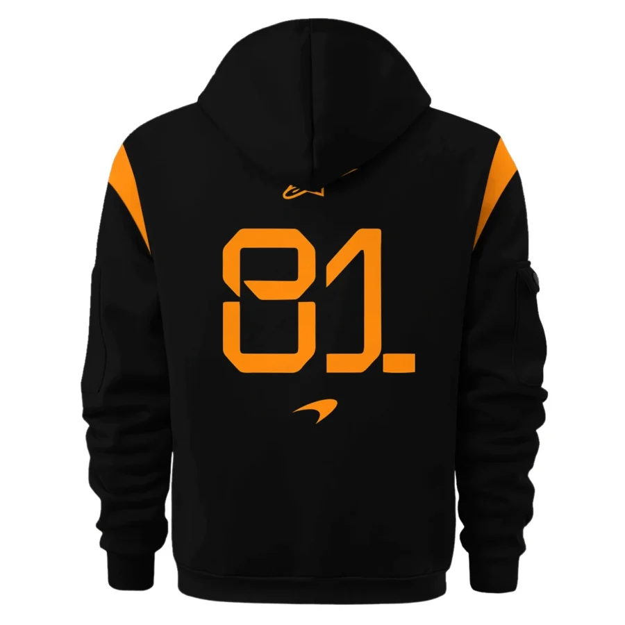 Oscar Piastri McLaren Formula One Exclusive Hoodie Half Zipper BLF1180525A4HDF