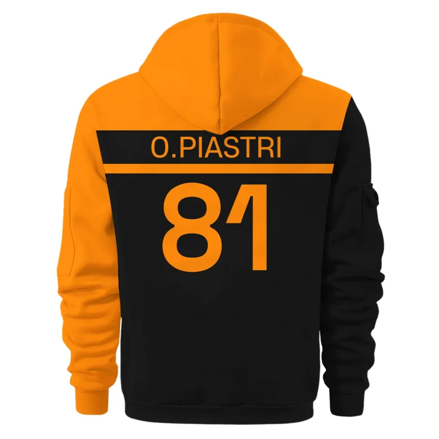 Oscar Piastri McLaren F1 Exclusive Logo Hoodie Half Zip BLMCL5525A33HZ