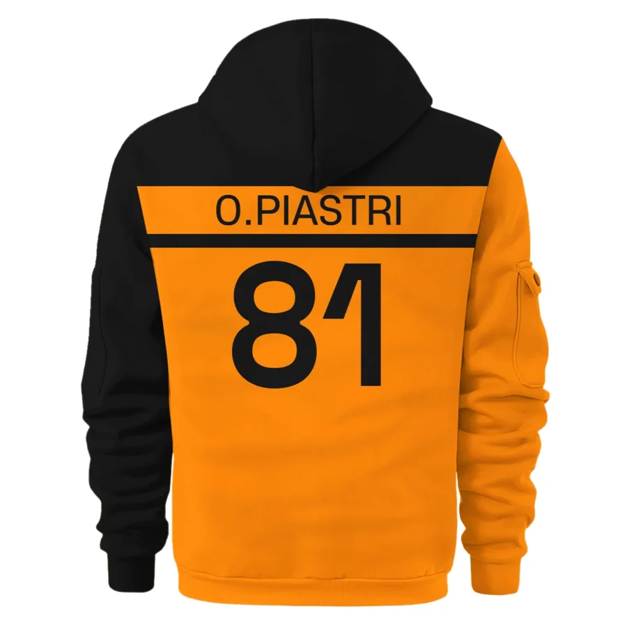 Oscar Piastri McLaren F1 Exclusive Logo Hoodie Half Zip BLMCL5525A43HZ