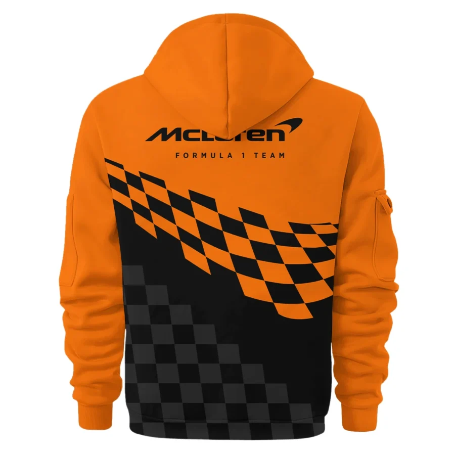 Oscar Piastri McLaren F1 Exclusive Logo Hoodie Half Zip BLOP10425A13HZ