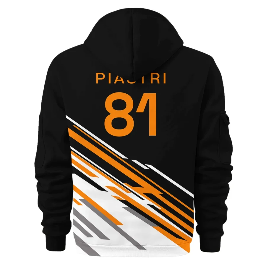 Oscar Piastri McLaren F1 Exclusive Logo Hoodie Half Zip BLOP10425A23HZ