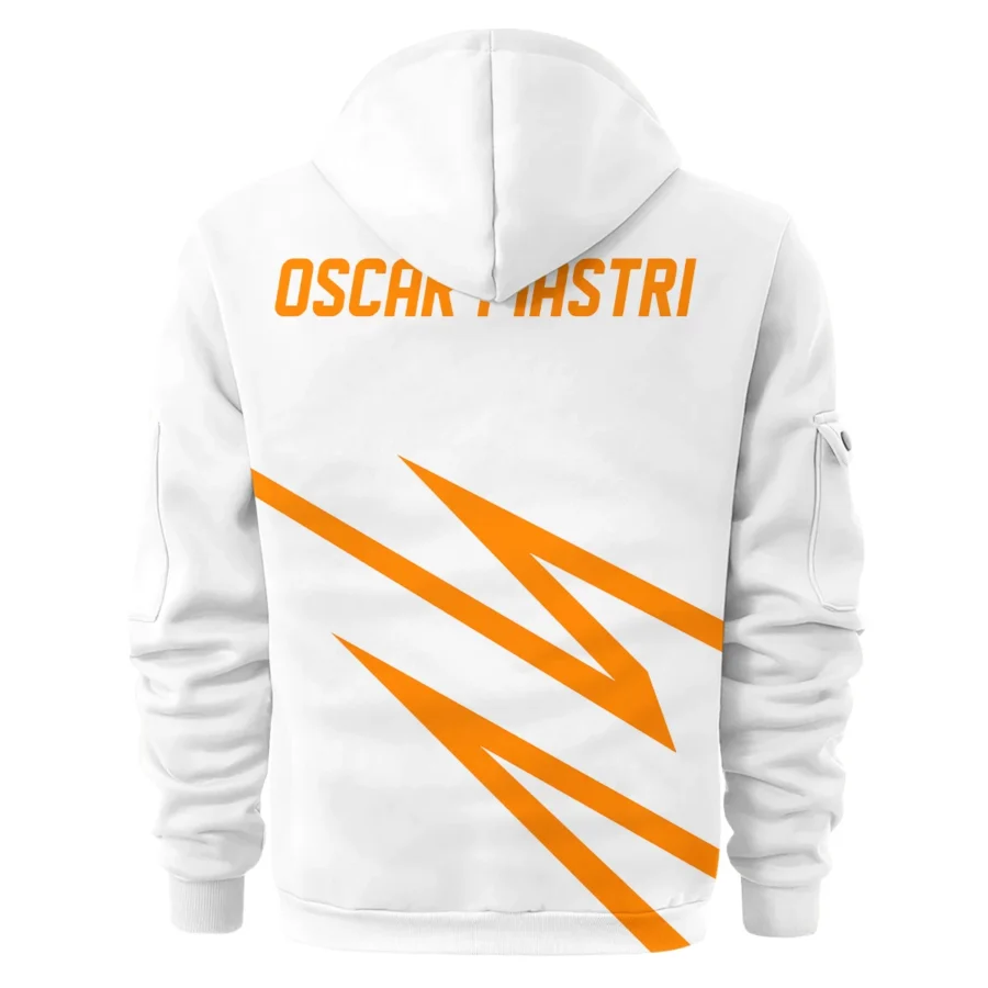 Oscar Piastri McLaren F1 Exclusive Logo Hoodie Half Zip BLOP10425A43HZ