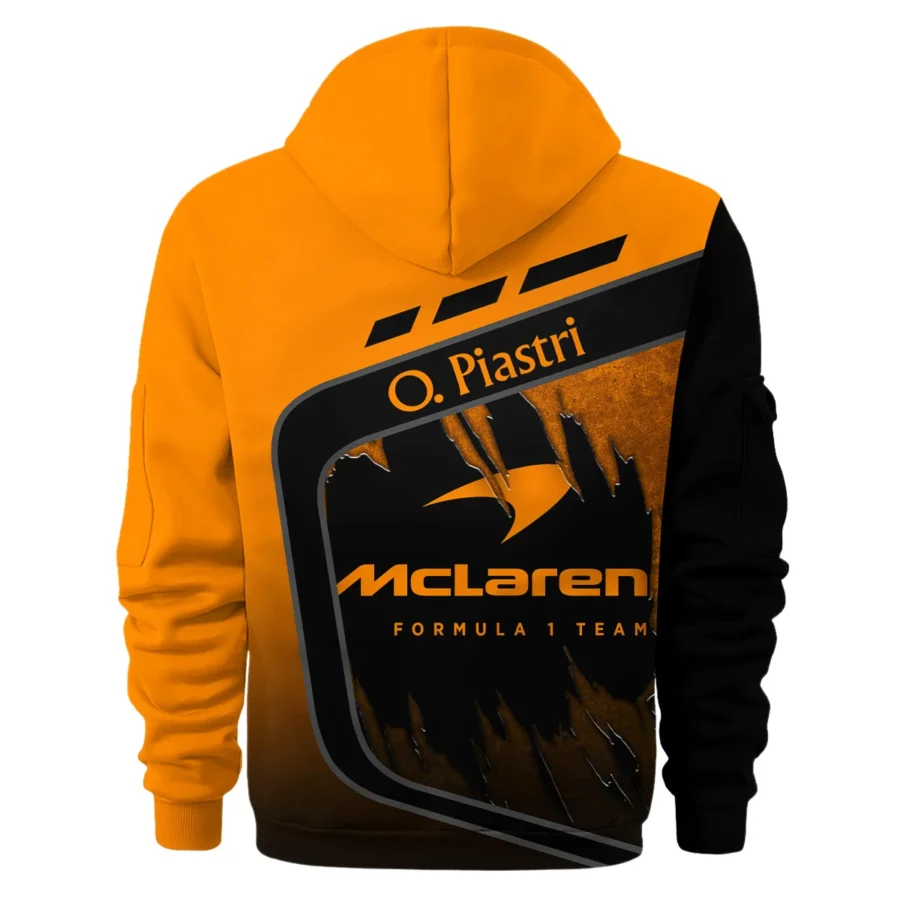 Oscar Piastri McLaren F1 Exclusive Logo Hoodie Half Zip BLOP3425A13HZ