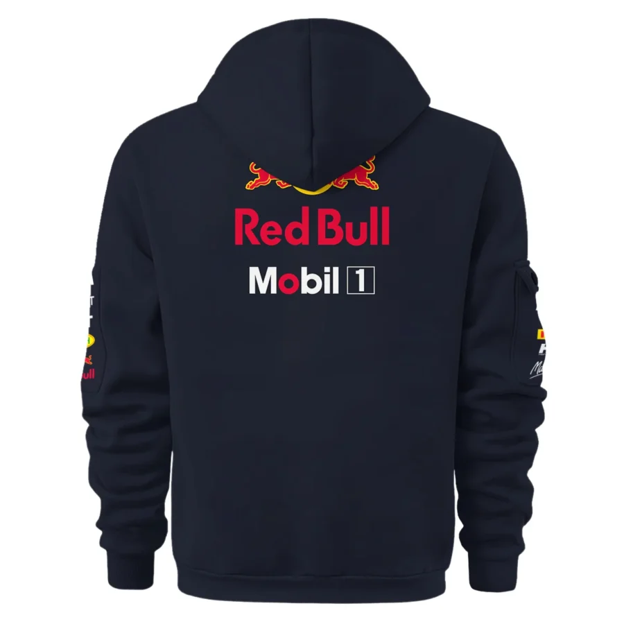 2025 Red Bull Racing F1 Exclusive Logo Hoodie Half Zip BLRBR10525A23HZ