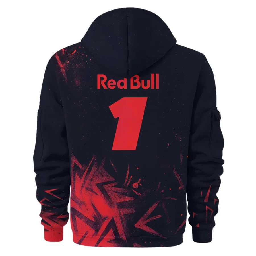 Max Verstappen Red Bull Racing F1 Exclusive Hoodie Half Zipper BLRBR20525A4HDF