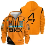 Lando Norris McLaren Formula One Exclusive Hoodie Half Zipper BLF1180525A1HDF