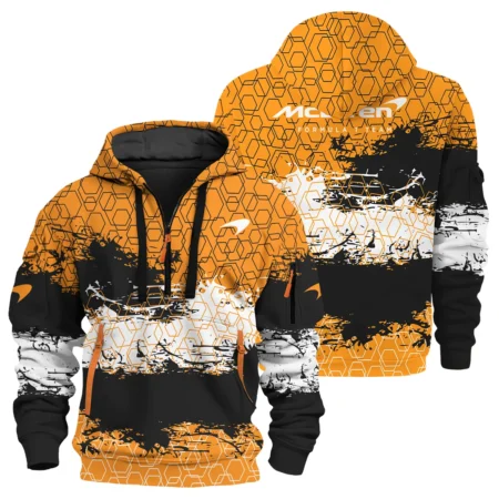 McLaren F1 Exclusive Logo Hoodie Half Zip BLMCL3525A23HZ McLaren F1 Exclusive Logo Hoodie Half Zip BLMCL3525A23HZ