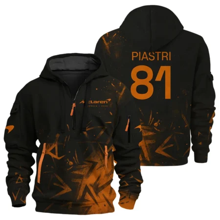 Oscar Piastri McLaren F1 Exclusive Logo Hoodie Half Zip BLMCL3525A3OP3HZ Oscar Piastri McLaren F1 Exclusive Logo Hoodie Half Zip BLMCL3525A3OP3HZ