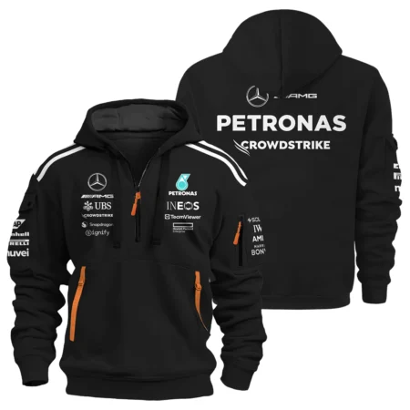 2025 Team Mercedes-AMG Petronas F1 Exclusive Logo Hoodie Half Zip BLMER6525A13HZ 2025 Team Mercedes-AMG Petronas F1 Exclusive Logo Hoodie Half Zip BLMER6525A13HZ