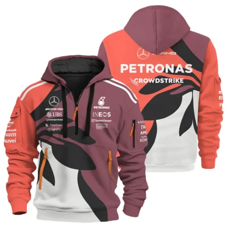 2025 Miami Floral Mercedes-AMG Petronas F1 Exclusive Logo Hoodie Half Zip BLMER6525A33HZ 2025 Miami Floral Mercedes-AMG Petronas F1 Exclusive Logo Hoodie Half Zip BLMER6525A33HZ
