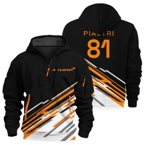 Oscar Piastri McLaren F1 Exclusive Logo Zipper Hoodie BLOP10425A4ZHD