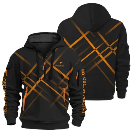 Oscar Piastri McLaren F1 Exclusive Logo Hoodie Half Zip BLOP3425A23HZ Oscar Piastri McLaren F1 Exclusive Logo Hoodie Half Zip BLOP3425A23HZ