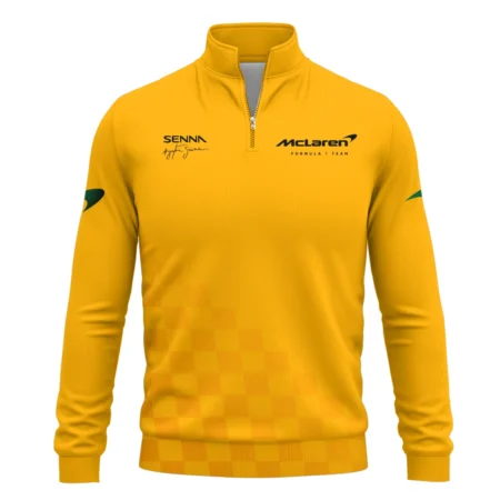 Forever Senna McLaren Formula One Exclusive Quarter-Zip Sweatshirt BLF1190525A3QZS
