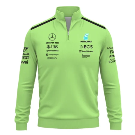 Mercedes-AMG Petronas F1 Quarter-Zip Sweatshirt All Over Prints BLMER6525A4QTZ