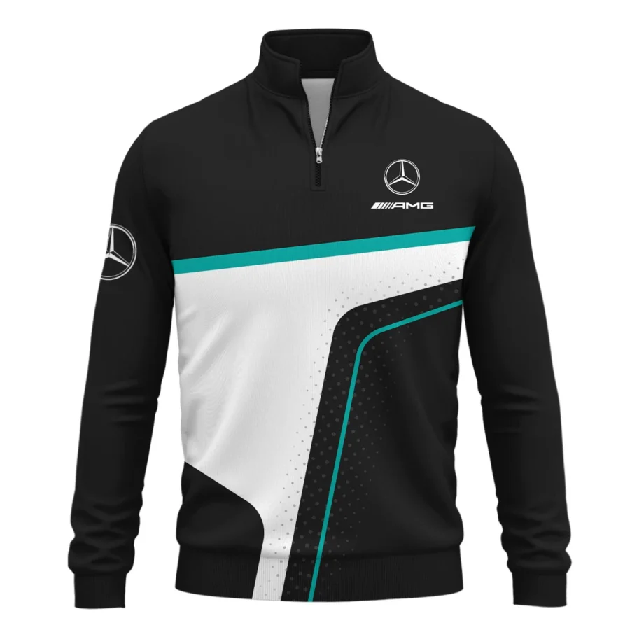 Limited Edition Mercedes-AMG Petronas F1 Quarter-Zip Sweatshirt All Over Prints BLMER6525A5QTZ