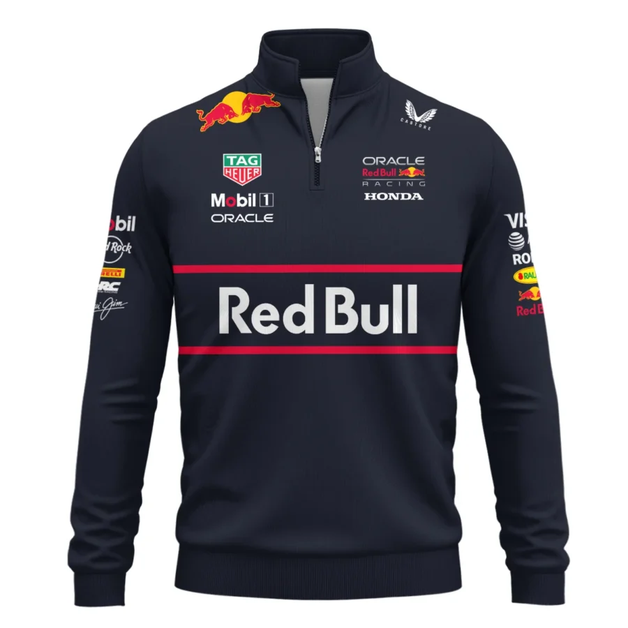 2025 Red Bull Racing F1 Quarter-Zip Sweatshirt All Over Prints BLRBR10525A2QTZ