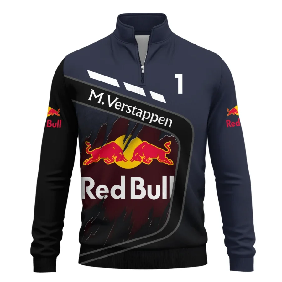 Max Verstappen Red Bull Racing F1 Exclusive Quarter-Zip Sweatshirt BLRBR20525A3QZS