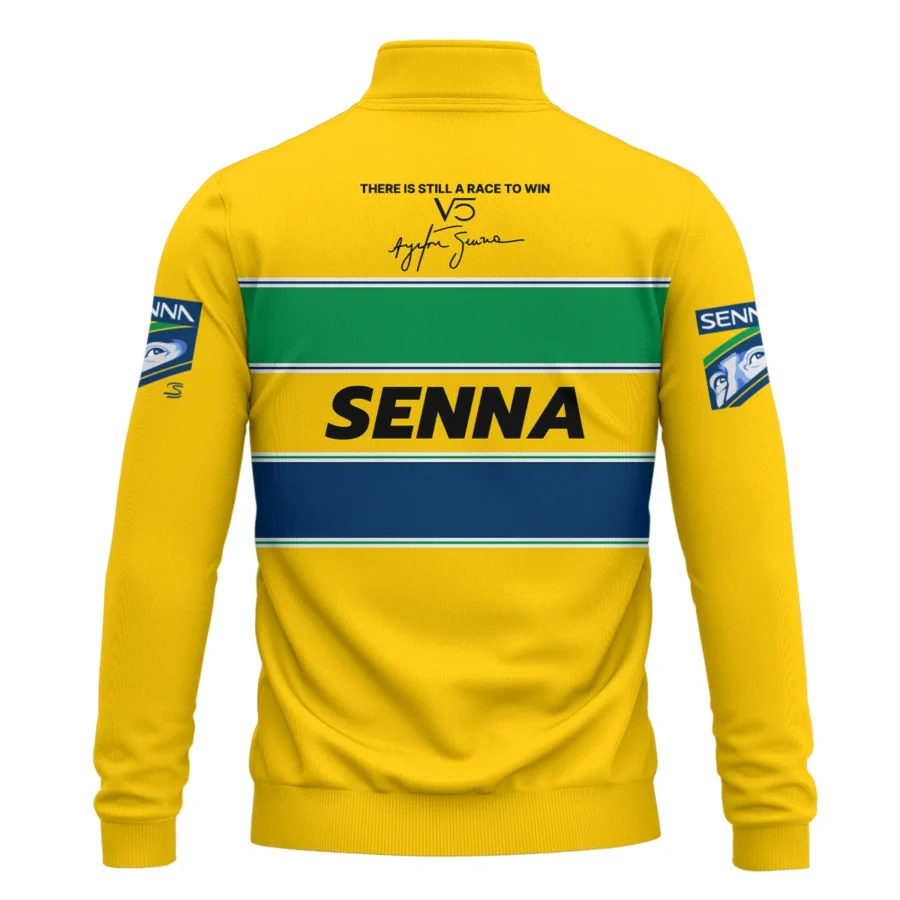 Forever Senna Formula One Exclusive Quarter-Zip Sweatshirt BLF1190525A1QZS