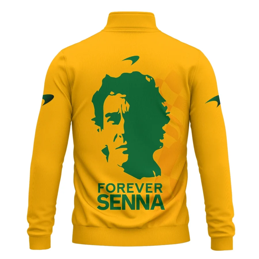 Forever Senna McLaren Formula One Exclusive Quarter-Zip Sweatshirt BLF1190525A3QZS