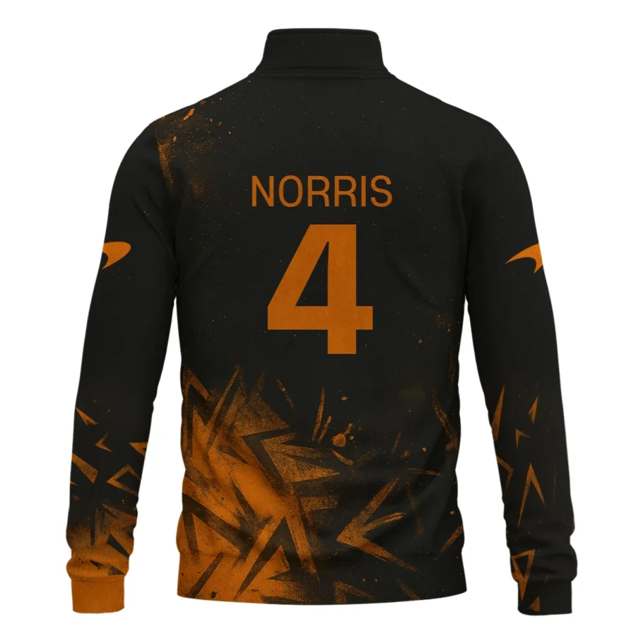 Lando Norris McLaren F1 Quarter-Zip Sweatshirt All Over Prints BLMCL3525A3NRQTZ