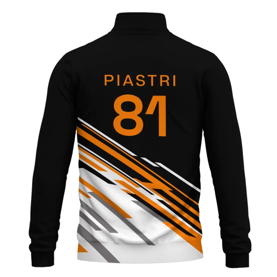 Oscar Piastri McLaren F1 Quarter-Zip Sweatshirt All Over Prints BLOP10425A2QTZ