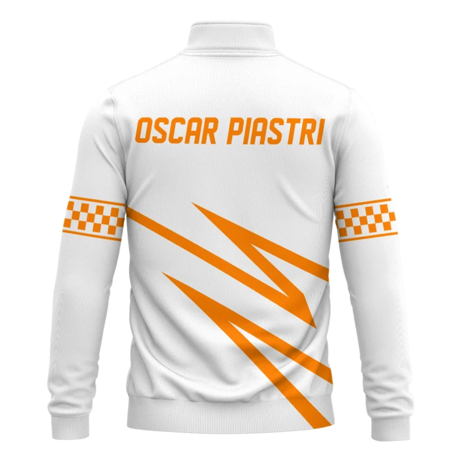Oscar Piastri McLaren F1 Quarter-Zip Sweatshirt All Over Prints BLOP10425A4QTZ