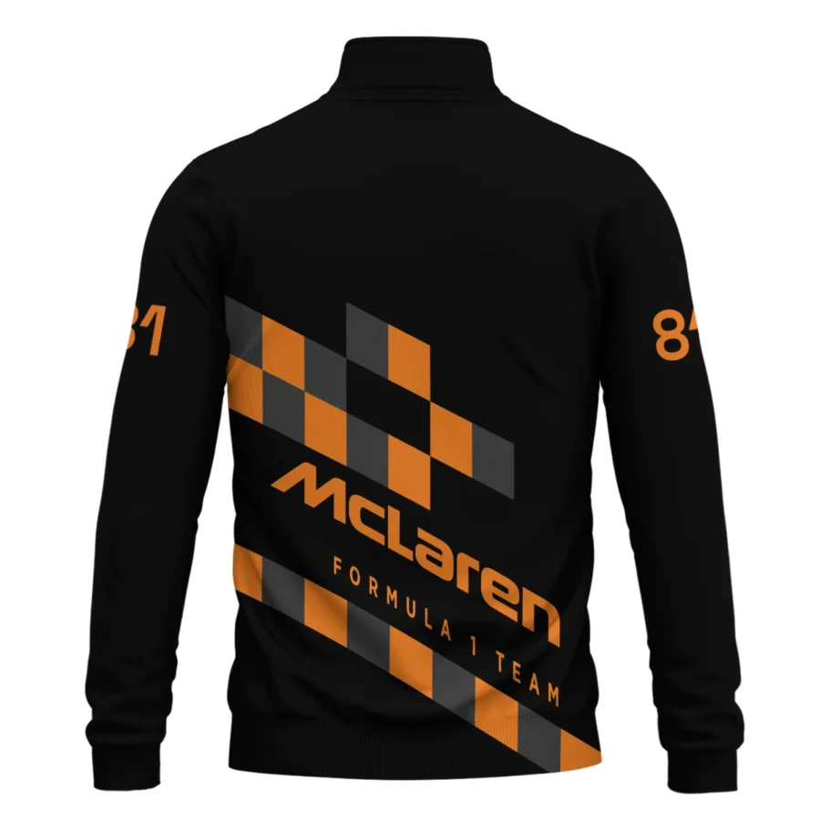 Oscar Piastri McLaren F1 Quarter-Zip Sweatshirt All Over Prints BLOP10425A6QTZ