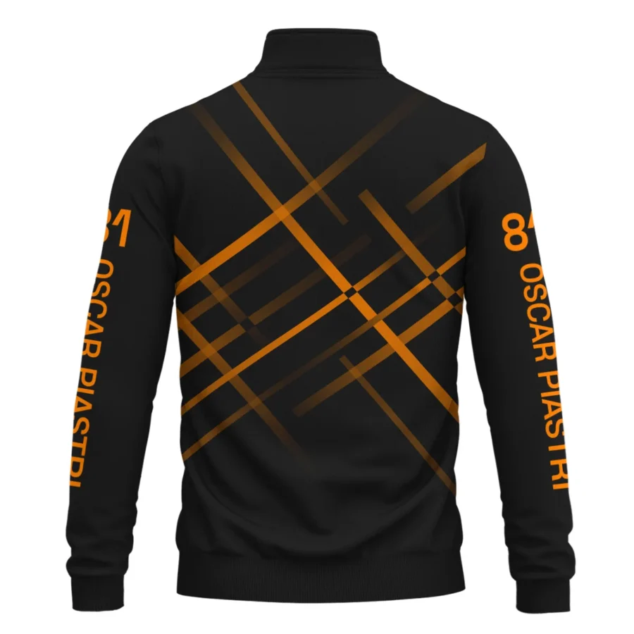 Oscar Piastri McLaren F1 Quarter-Zip Sweatshirt All Over Prints BLOP3425A2QTZ