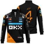 Lando Norris McLaren Formula One Exclusive Quarter-Zip Sweatshirt BLF1180525A2QZS