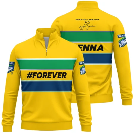 Forever Senna Formula One Exclusive Quarter-Zip Sweatshirt BLF1190525A1QZS