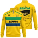 Ayrton Senna McLaren Formula One Exclusive Quarter-Zip Sweatshirt BLF1190525A2QZS