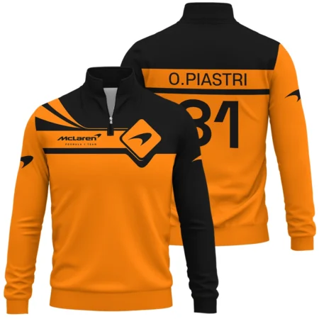 Oscar Piastri McLaren F1 Quarter-Zip Sweatshirt All Over Prints BLMCL5525A4QTZ Oscar Piastri McLaren F1 Quarter-Zip Sweatshirt All Over Prints BLMCL5525A4QTZ