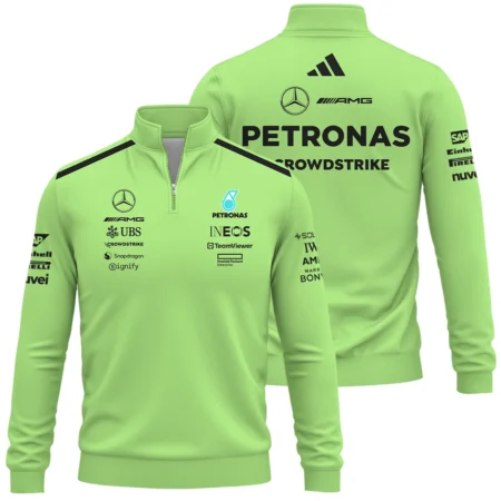 Mercedes-AMG Petronas F1 Quarter-Zip Sweatshirt All Over Prints BLMER6525A4QTZ Mercedes-AMG Petronas F1 Quarter-Zip Sweatshirt All Over Prints BLMER6525A4QTZ