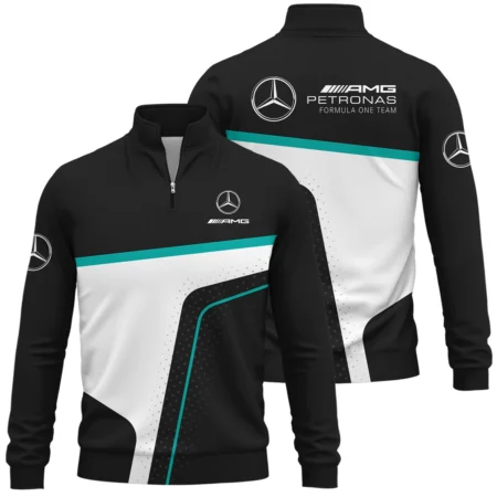 Limited Edition Mercedes-AMG Petronas F1 Quarter-Zip Sweatshirt All Over Prints BLMER6525A5QTZ Limited Edition Mercedes-AMG Petronas F1 Quarter-Zip Sweatshirt All Over Prints BLMER6525A5QTZ