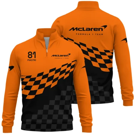Oscar Piastri McLaren F1 Quarter-Zip Sweatshirt All Over Prints BLOP10425A1QTZ Oscar Piastri McLaren F1 Quarter-Zip Sweatshirt All Over Prints BLOP10425A1QTZ