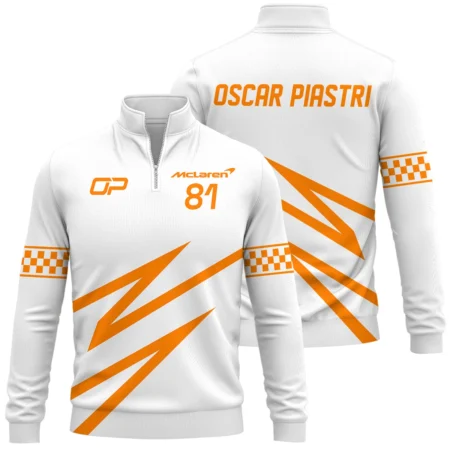 Oscar Piastri McLaren F1 Quarter-Zip Sweatshirt All Over Prints BLOP10425A4QTZ Oscar Piastri McLaren F1 Quarter-Zip Sweatshirt All Over Prints BLOP10425A4QTZ