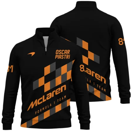 Oscar Piastri McLaren F1 Quarter-Zip Sweatshirt All Over Prints BLOP10425A6QTZ Oscar Piastri McLaren F1 Quarter-Zip Sweatshirt All Over Prints BLOP10425A6QTZ
