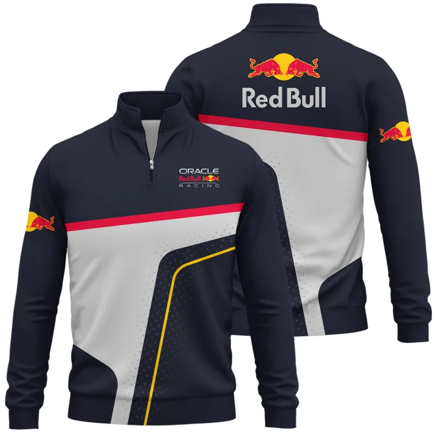 Red Bull Racing F1 Quarter-Zip Sweatshirt All Over Prints BLRBR10525A3QTZ