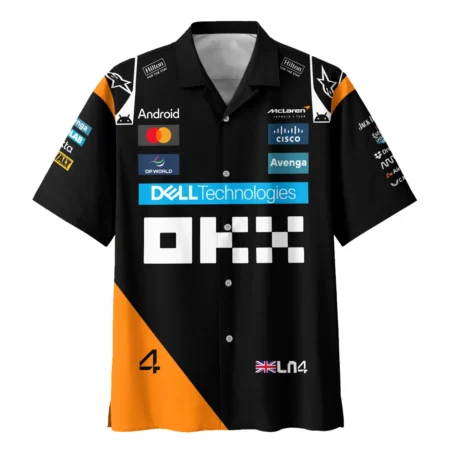 Lando Norris McLaren Formula One Exclusive Hawaiian Shirt BLF1180525A2HW